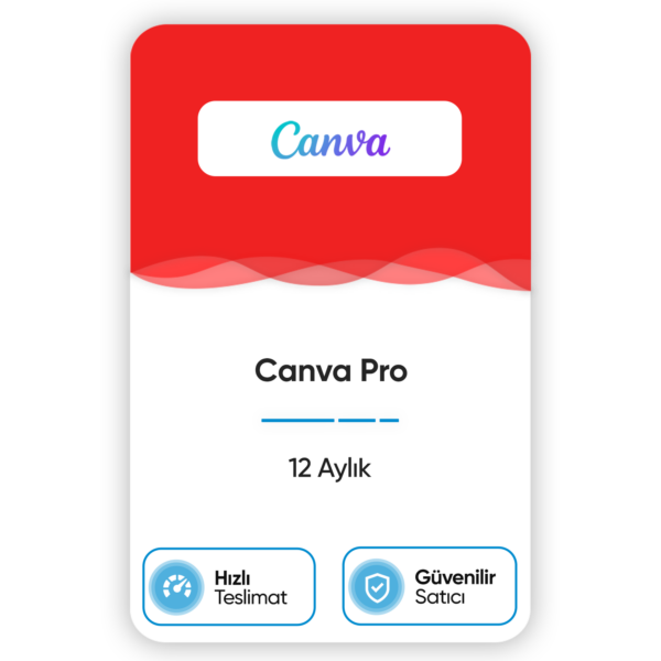 Canva Pro – 12 Aylık